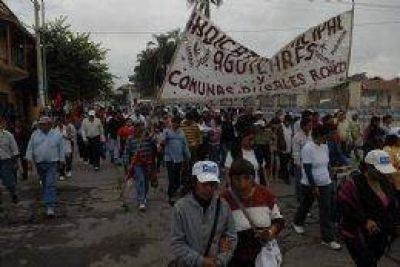 Desocupados de la CCC y municipales del interior se movilizan hacia la capital