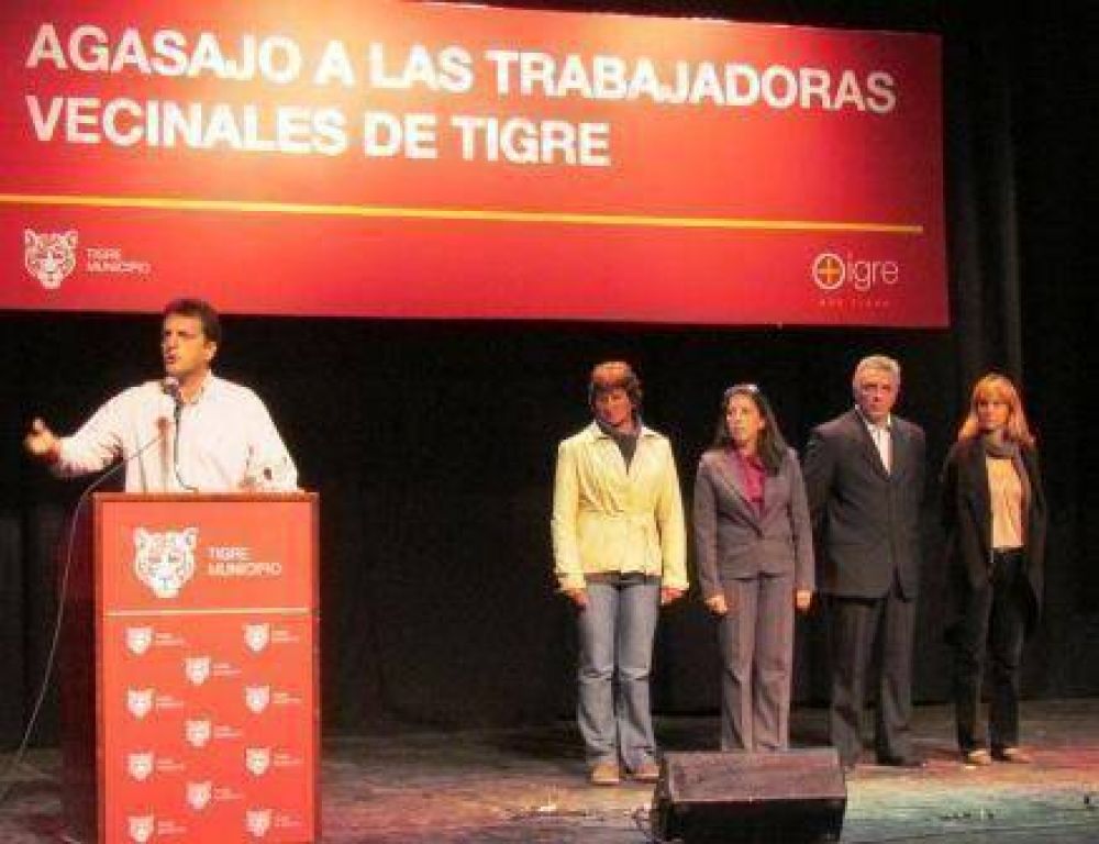 Tigre agasaj� a las trabajadoras vecinales