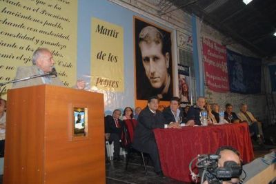 PTE. PER�N - ANIVERSARIO DEL ASESINATO DEL PADRE MUGICA