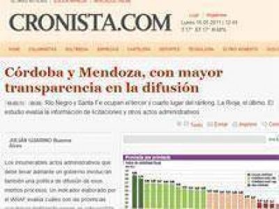 R�o Negro entre las que m�s transparentan informaci�n de licitaciones y otros actos administrativos 