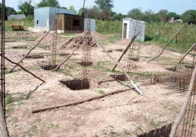Se construye el nuevo edificio para el Hospital de Quebrachal