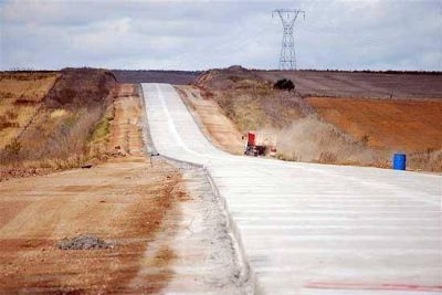 Enlace de rutas 3 y 226: estiman que culminar�n el hormigonado el 1� de junio
