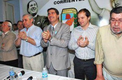 Capitanich acompa�� la asunci�n de autoridades del PJ Correntino