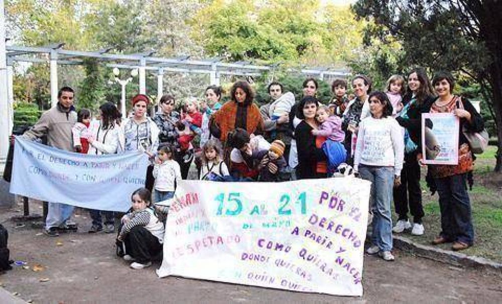 Caminata e informaci�n sobre los derechos de las mujeres embarazadas 