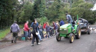 Campa�a de limpieza en el Bosque Peralta Ramos fue un �xito