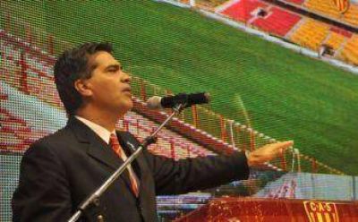 Sarmiento inaugur� microestadio, gimnasio y cancha de tenis
