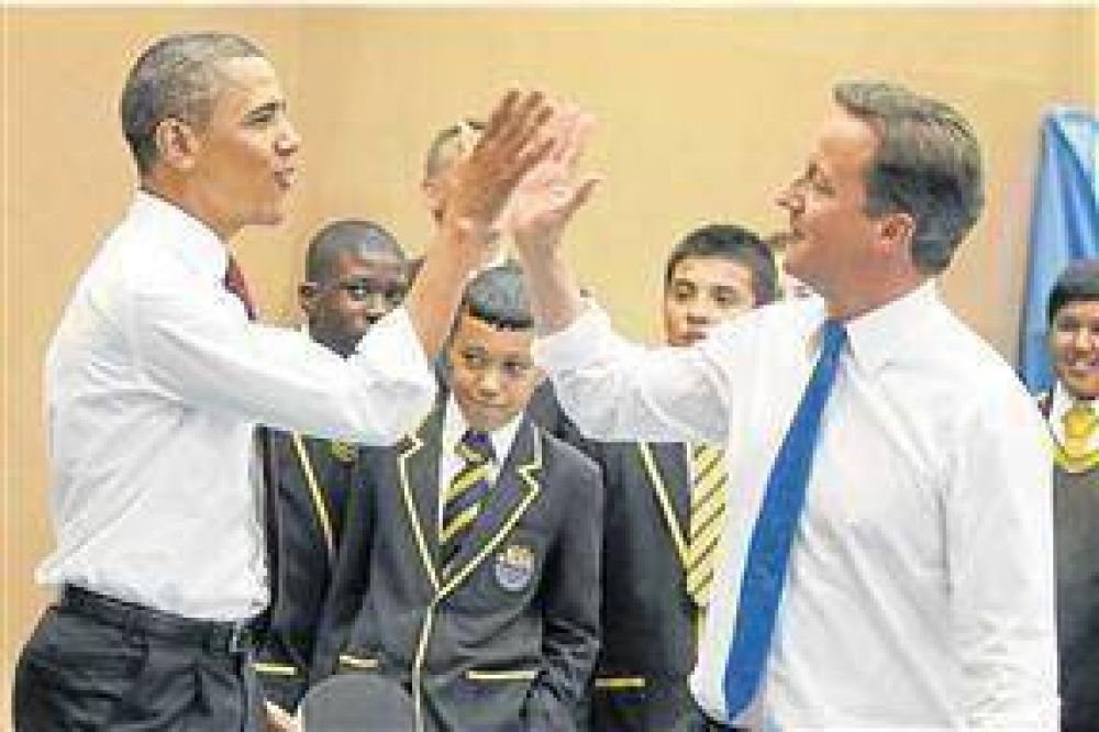 Londres recibi� a Obama con pompa y pedidos de apoyo