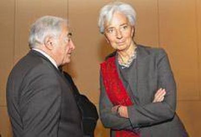 Lagarde lanz� su candidatura para dirigir el FMI