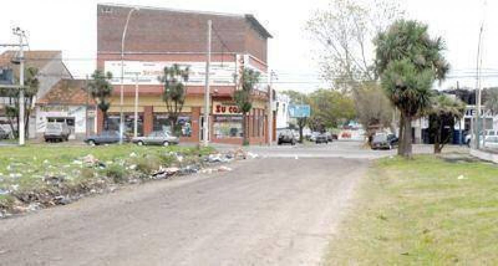 Abrieron y engranzaron un tramo de la calle Azopardo