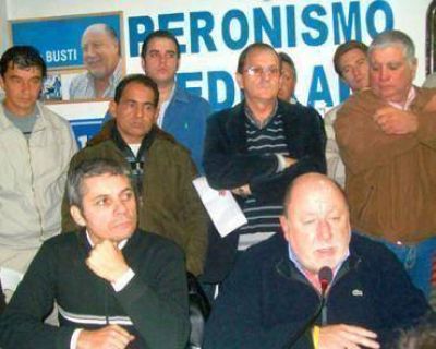 Busti lleg� a la ciudad para apoyar a Barber�n