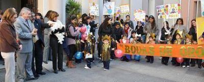 El intendente Infante recibi� a alumnos del jard�n El Principito