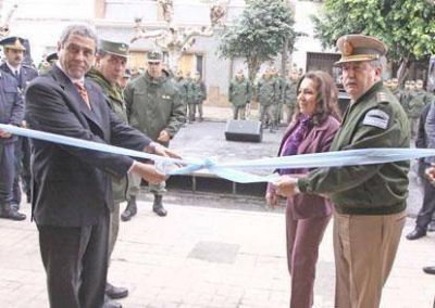 Ferraresi y la Viceministra de Seguridad inauguraron una sede de Gendarmer�a