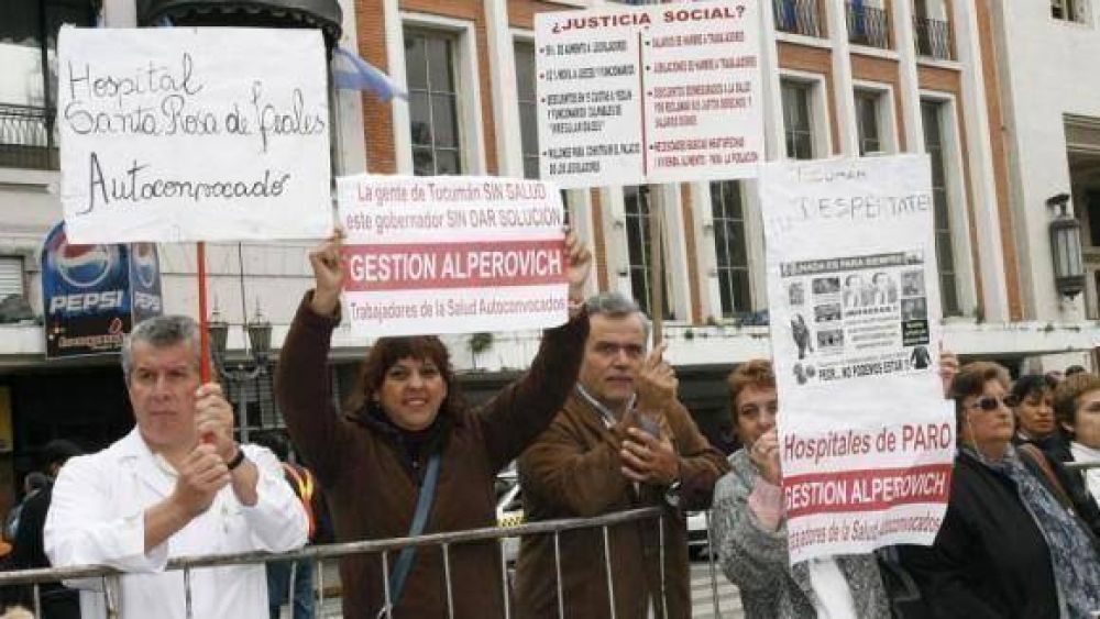 Estallaron los Autoconvocados por descuentos en los sueldos 