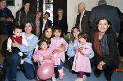  LA INTENDENTA INAUGURO LA SALA MATERNAL DE LA ESCUELA MEDIA N� 5 