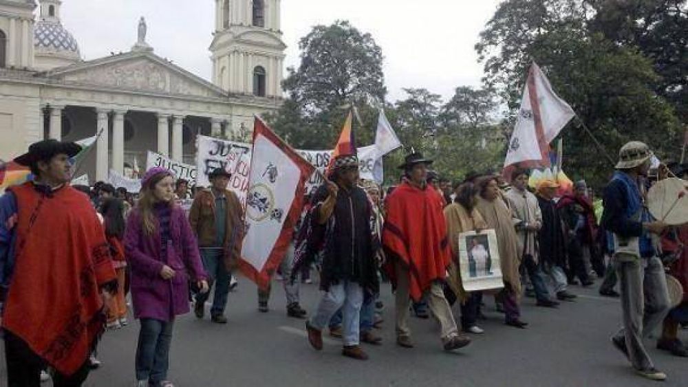 Protesta de los Pueblos Originarios
