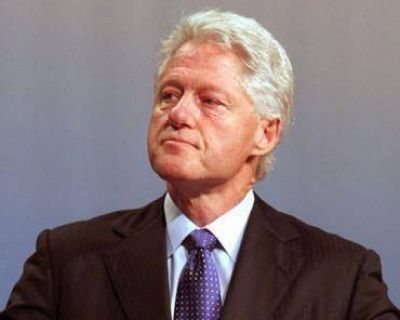Urribarri en un almuerzo con Bill Clinton