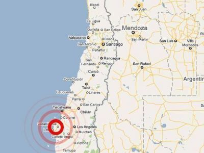 Un sismo de magnitud 6,3 sacudi� las costas de Chile y poco despu�s tembl� en Mendoza