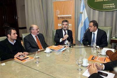 El Gobernador con Daniel Filmus - Carlos Tomada por "�rea metropolitana"