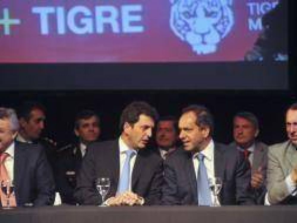 Scioli y Massa compartieron agenda en Tigre