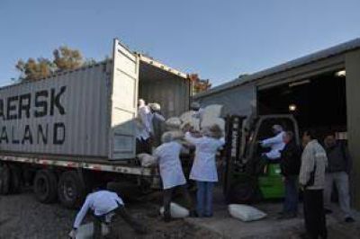 20 toneladas de pistachos rumbo a Italia