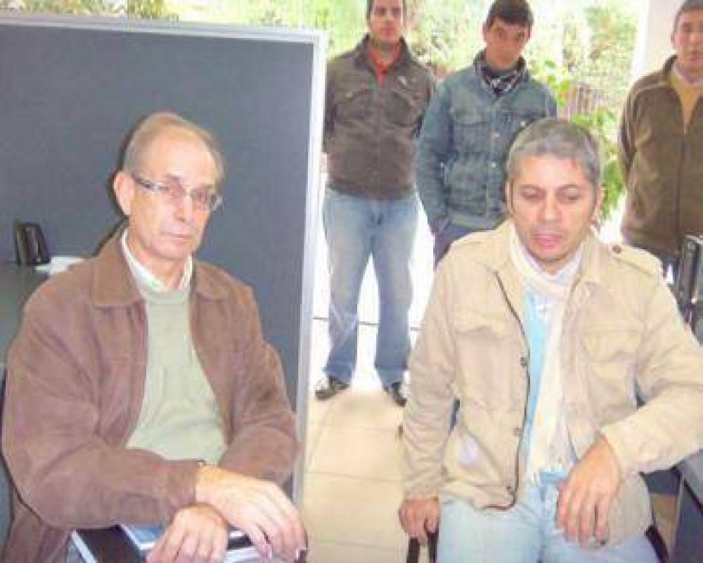 Kerz, compa�ero de f�rmula de Busti, en la ciudad