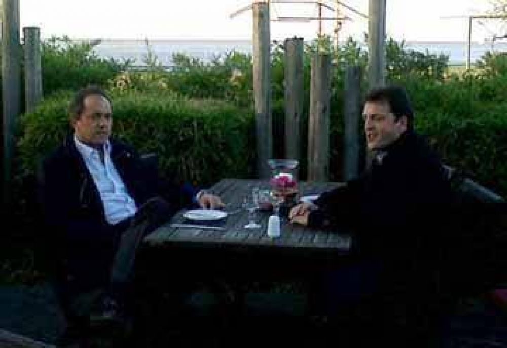 Scioli y Massa llegan a acuerdo para trabajar juntos en el PJ