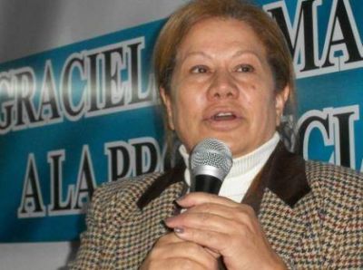 LA DIPUTADA Y PRECANDIDATA A GOBERNADORA GRACIELA CAMA�O ESTARA EN BALCARCE