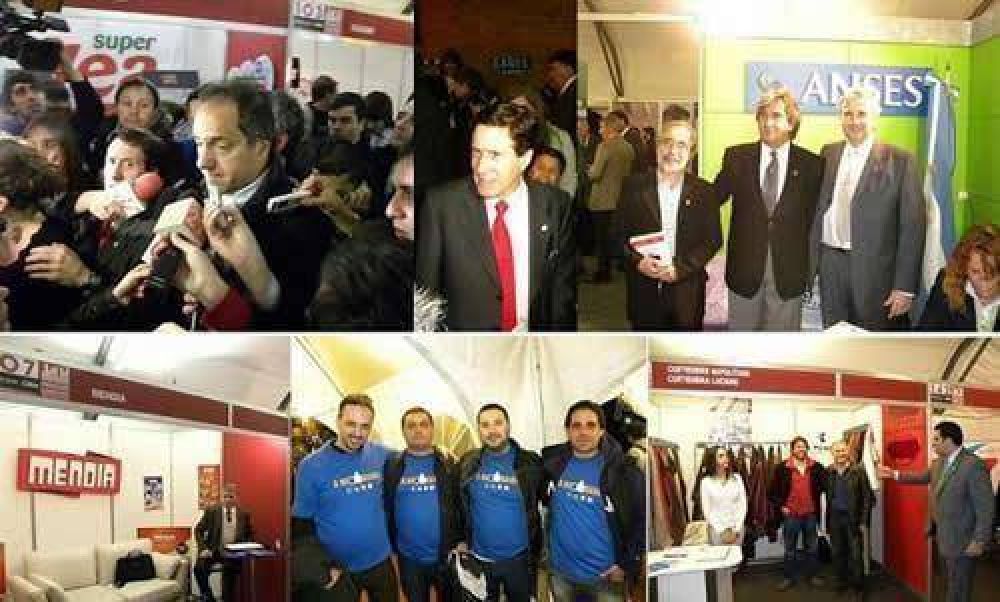 Scioli encabez� junto a D�az P�rez la cuarta exposici�n multisectorial producci�n Lan�s 2011