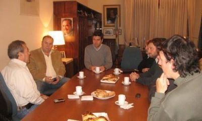 Molina recibi� a algunos candidatos a intendente