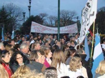 La Asamblea por la Seguridad se hizo presente en la plaza