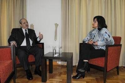 Primer encuentro entre Brizuela y Corpacci para abrir el di�logo