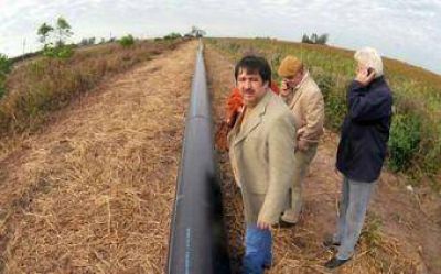 Importante grado de avance del Acueducto San Mart�n
