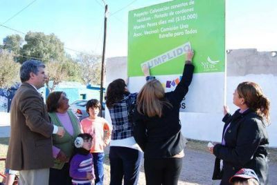 Inauguraron obras de Pueblos Puntanos en la ciudad de San Luis