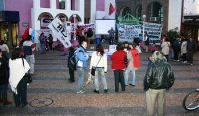La CTA reclam� en la Plaza Seca