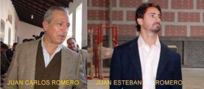 La Ci�naga: mas comprometido el Senador Romero y su hijo en las maniobras de apropiaci�n