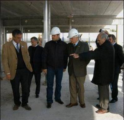 SAN MART�N - IVOSKUS RECORRI� LAS OBRAS DE LA SEGUNDA ETAPA DE CONSTRUCCI�N DEL NUEVO HOSPITAL THOMPSON