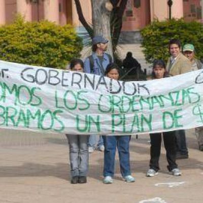 Protesta y caos en el centro de la ciudad