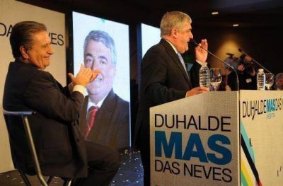 Duhalde y Das Neves prometieron gesti�n para poder lograr una Argentina distinta