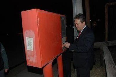 Breitenstein habilit� nueva obra de iluminaci�n en Villa Rosas	 	