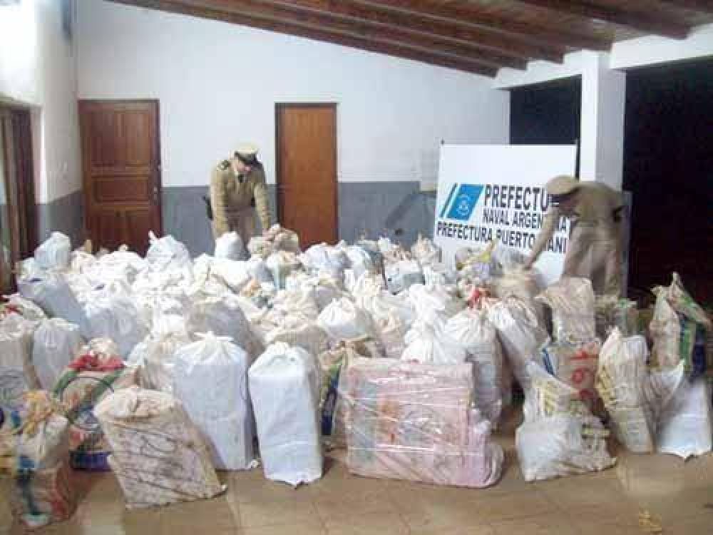 Secuestraron m�s de tres toneladas de marihuana en Misiones