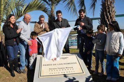 El Municipio de Tigre inaugur� el nuevo "Paseo de los Remeros"