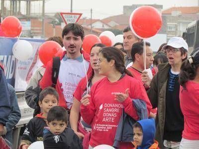Mar del Plata camin� por la donaci�n de sangre 