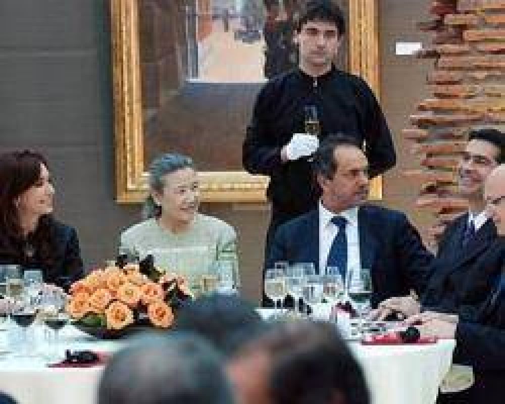 Capitanich almorz� con Cristina y Ban Ki-Moon 