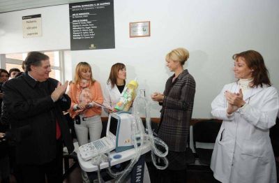MINISTERIO DE SALUD - COLLIA Y RABOLINI INAUGURARON OBRAS Y ENTREGARON EQUIPAMIENTO EN EL HOSPITAL �MAGDALENA V. DE MART�NEZ�