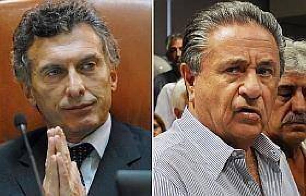 Naufraga acuerdo entre Duhalde y Macri para la Provincia Mauricio Macri y Eduardo Duhalde.