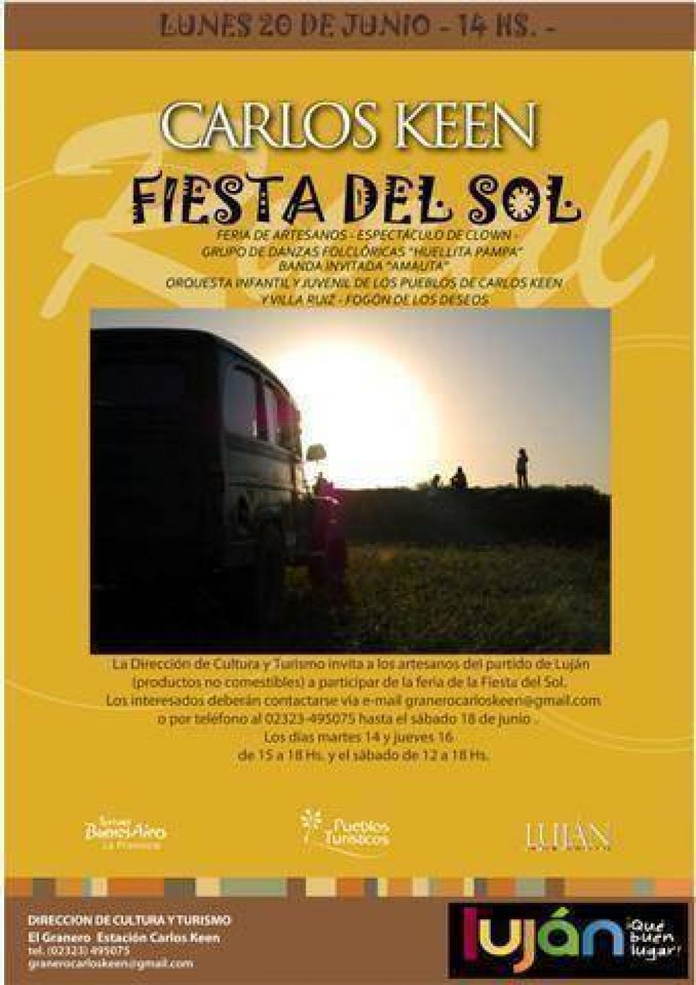 LUJ�N - �FIESTA DEL SOL� EN CARLOS KEEN