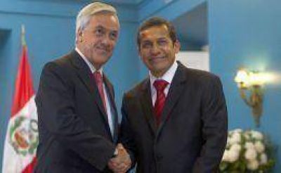 Pi�era y Humala: "Nuestra �nica guerra es contra la pobreza y el subdesarrollo"