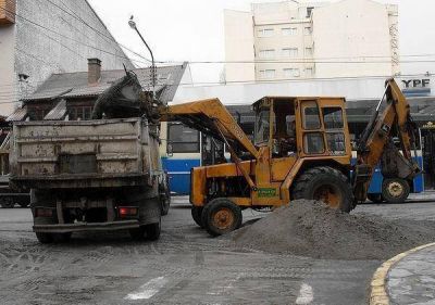 Obras P�blicas utilizar� arena volc�nica para bloques