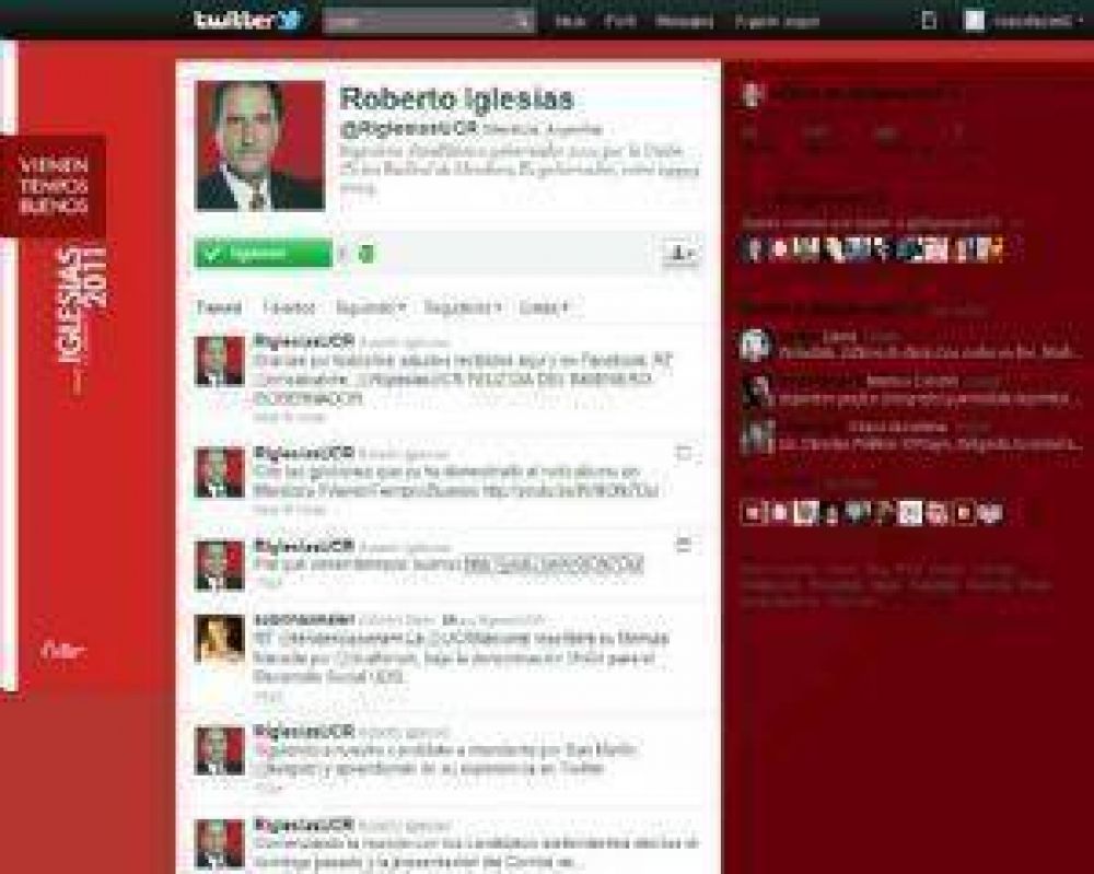 Por un vac�o legal, la campa�a ya arranc� en internet