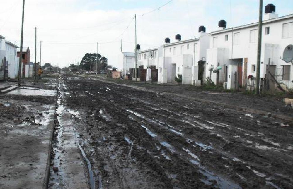 Plan de emergencia para reparar calles de granza